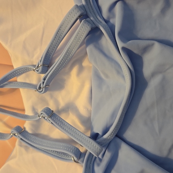 Blue Ruffled Tankini Set XL - Picture 5 of 5